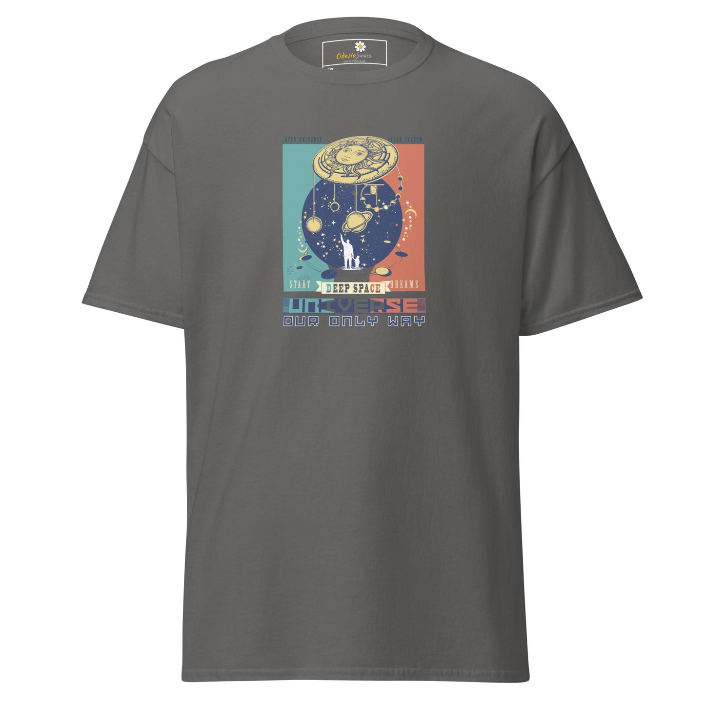 Unisex classic t-shirt - ADVENTURE UNIVERSE OUR ONLY WAY - BIG