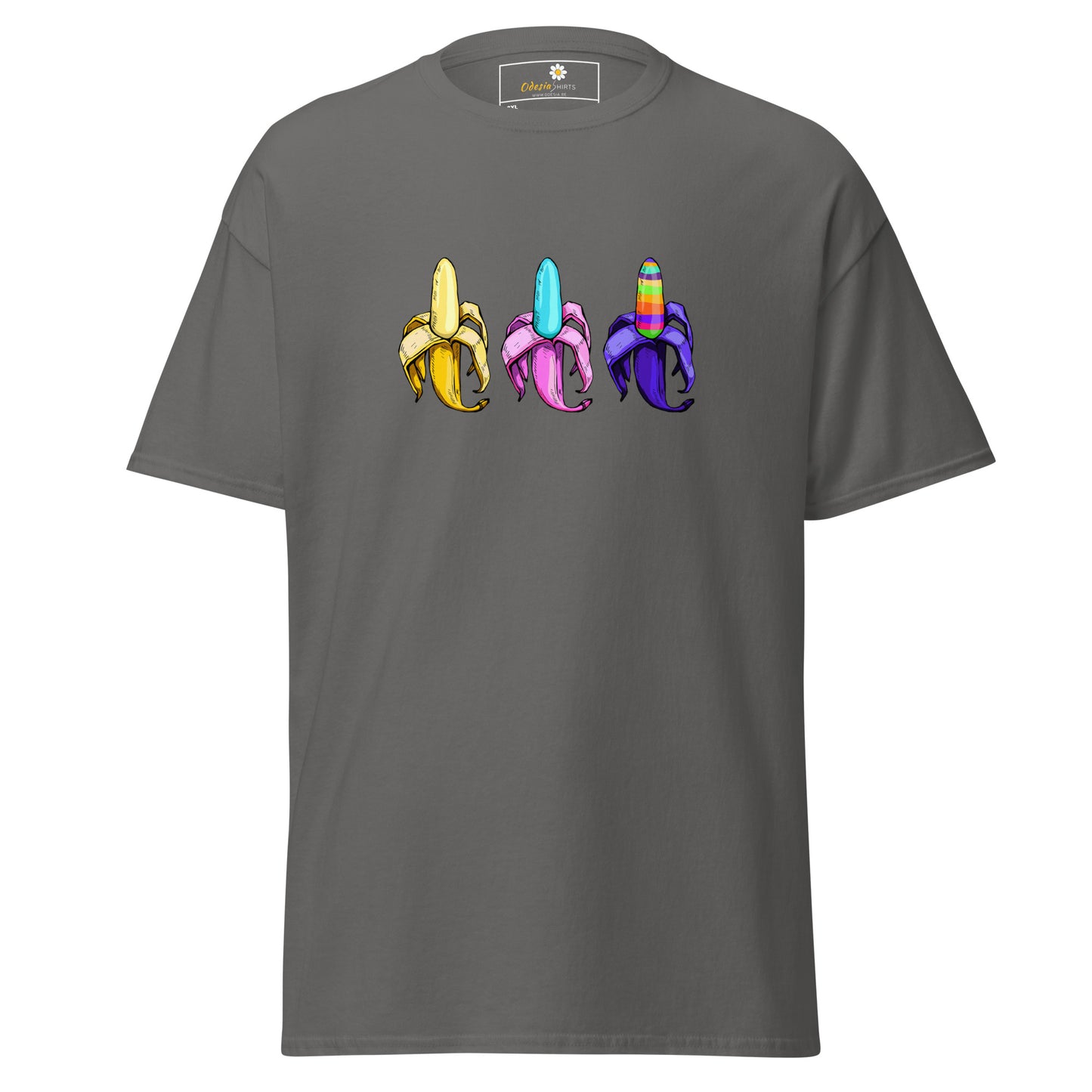 Unisex classic t-shirt - AMAZING THREE BANANAS - BIG