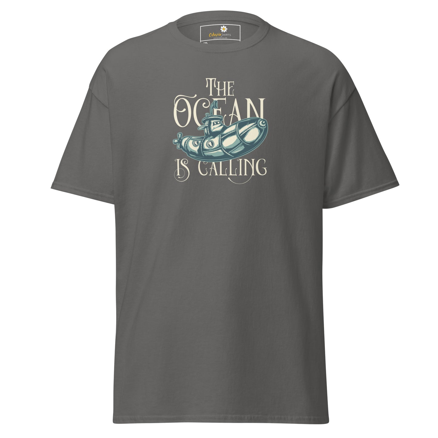 Unisex classic t-shirt - ADVENTURE THE OCEAN IS CALLING - BIG