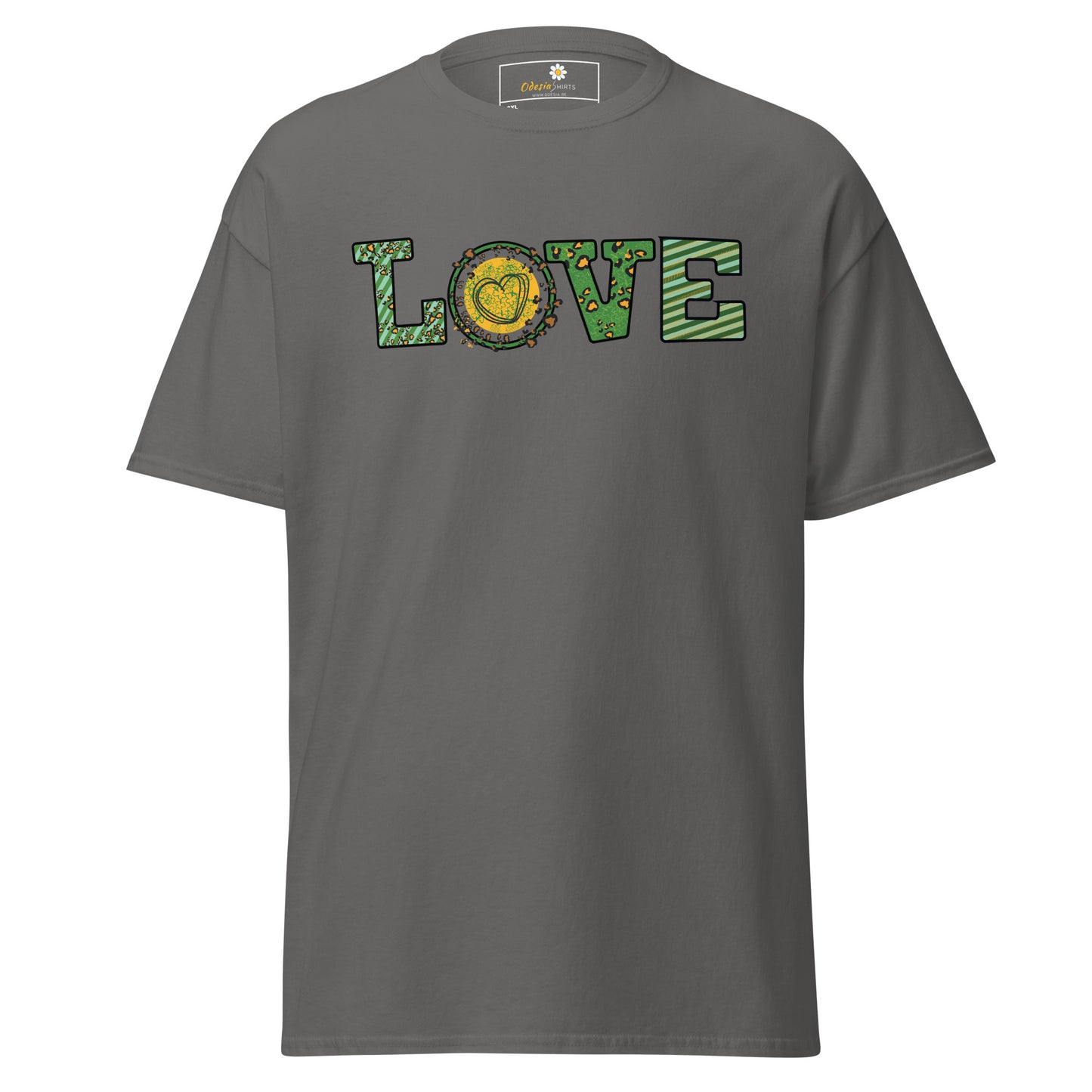 Unisex classic t-shirt - TEXT LOVE - BIG