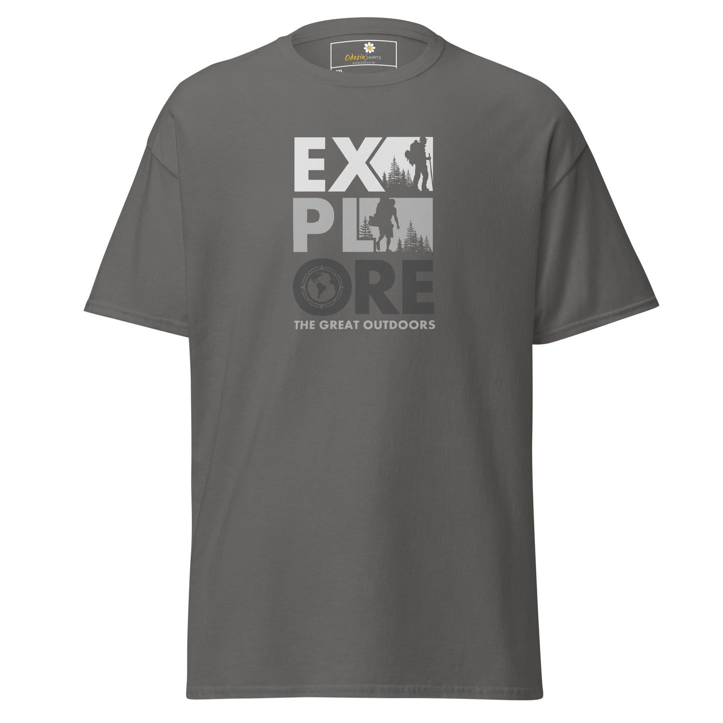 Unisex classic t-shirt - ADVENTURE EXPLORE OUTDOORS - BIG