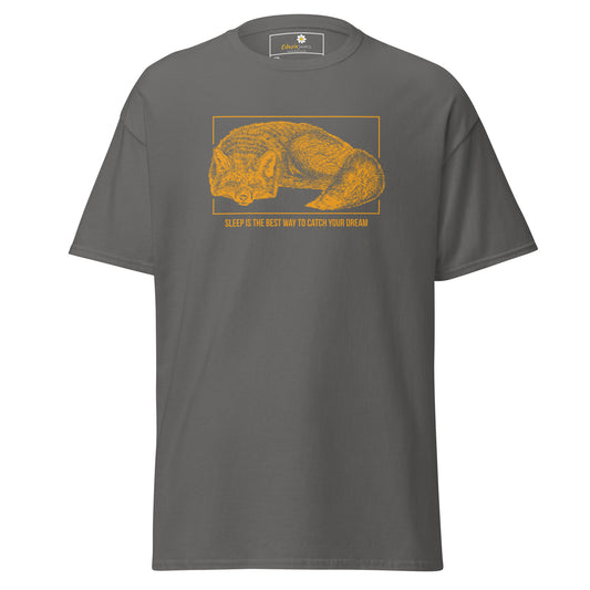 T-shirt classique unisexe - ANIMAUX RENARD DORMEZ DE LA MEILLEURE FAÇON DE RÊVER - GRAND