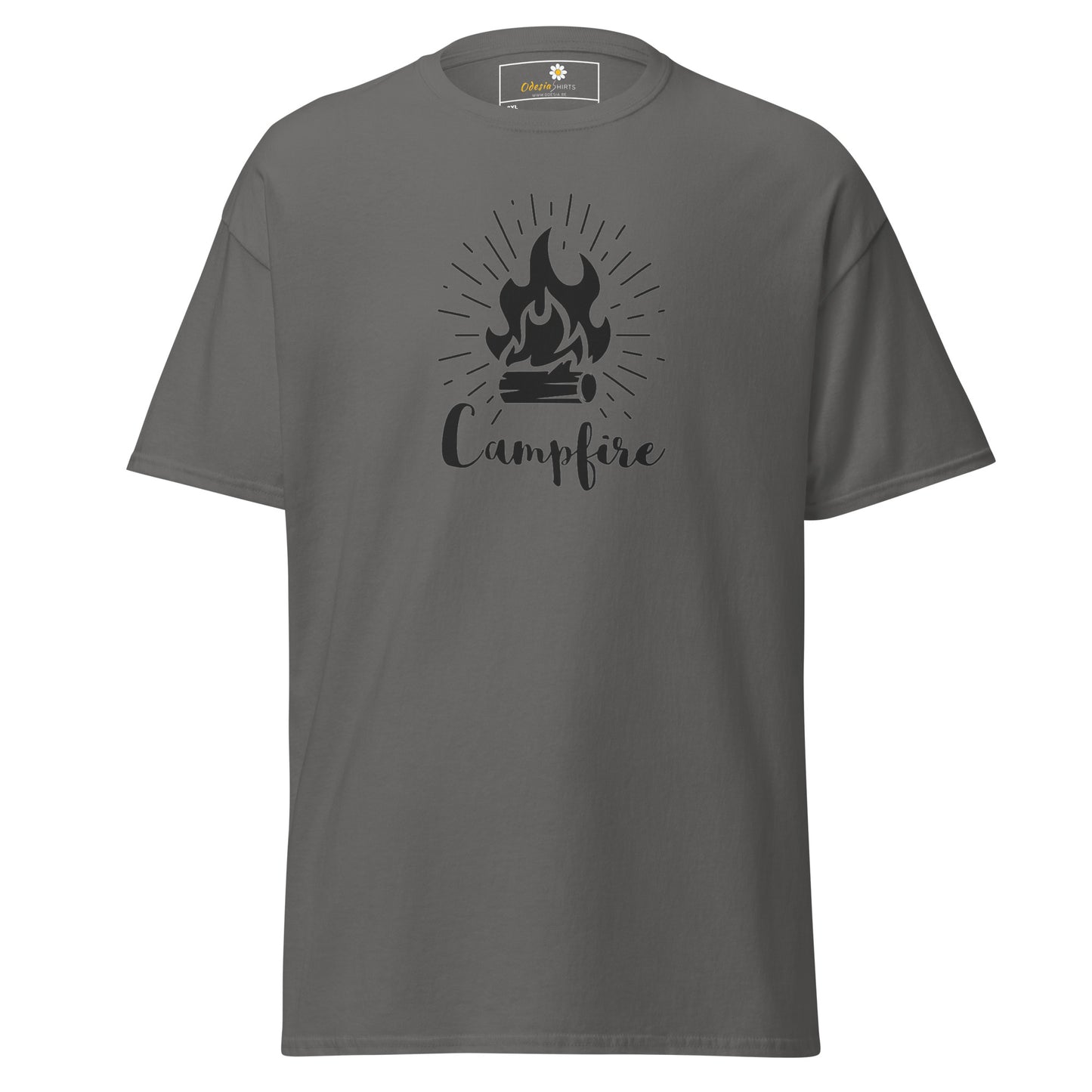 Unisex classic t-shirt - ADVENTURE CAMPFIRE - BIG