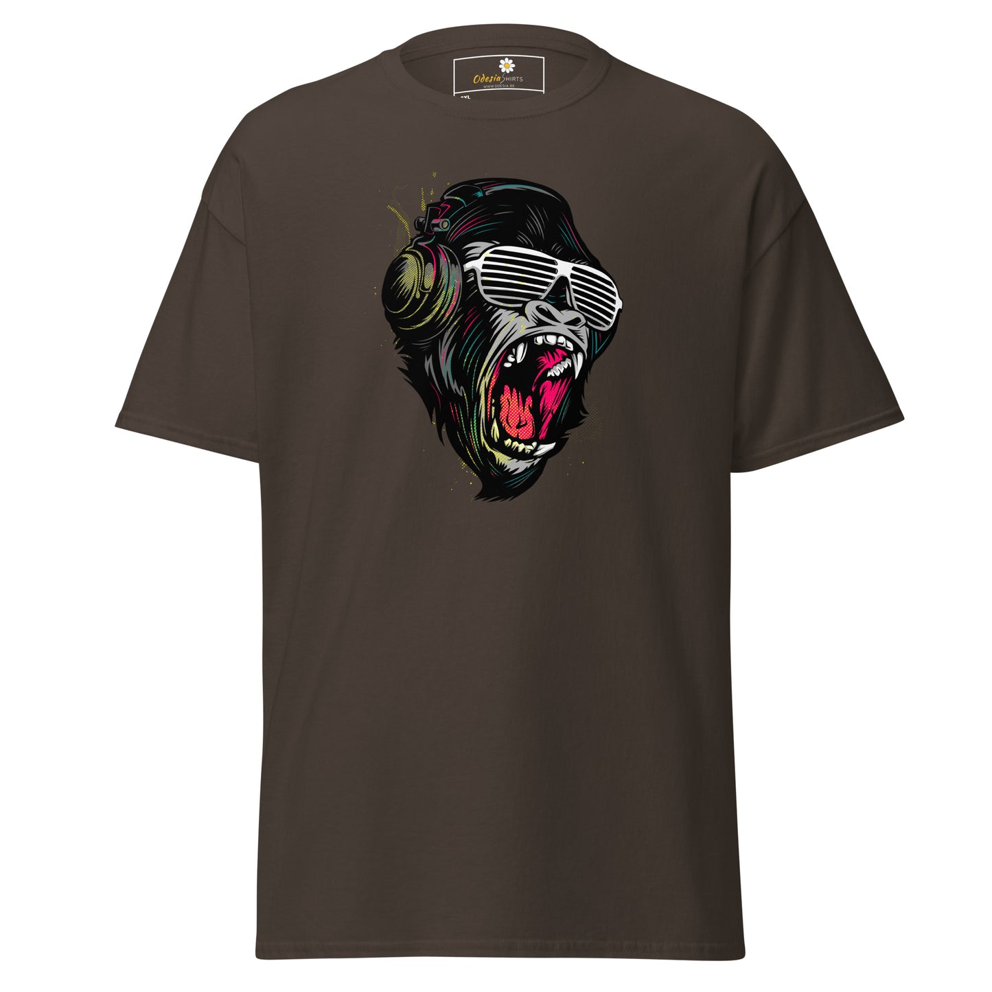 T-shirt classique pour homme - WILDLIFE GORILLA SCREAM - BIG