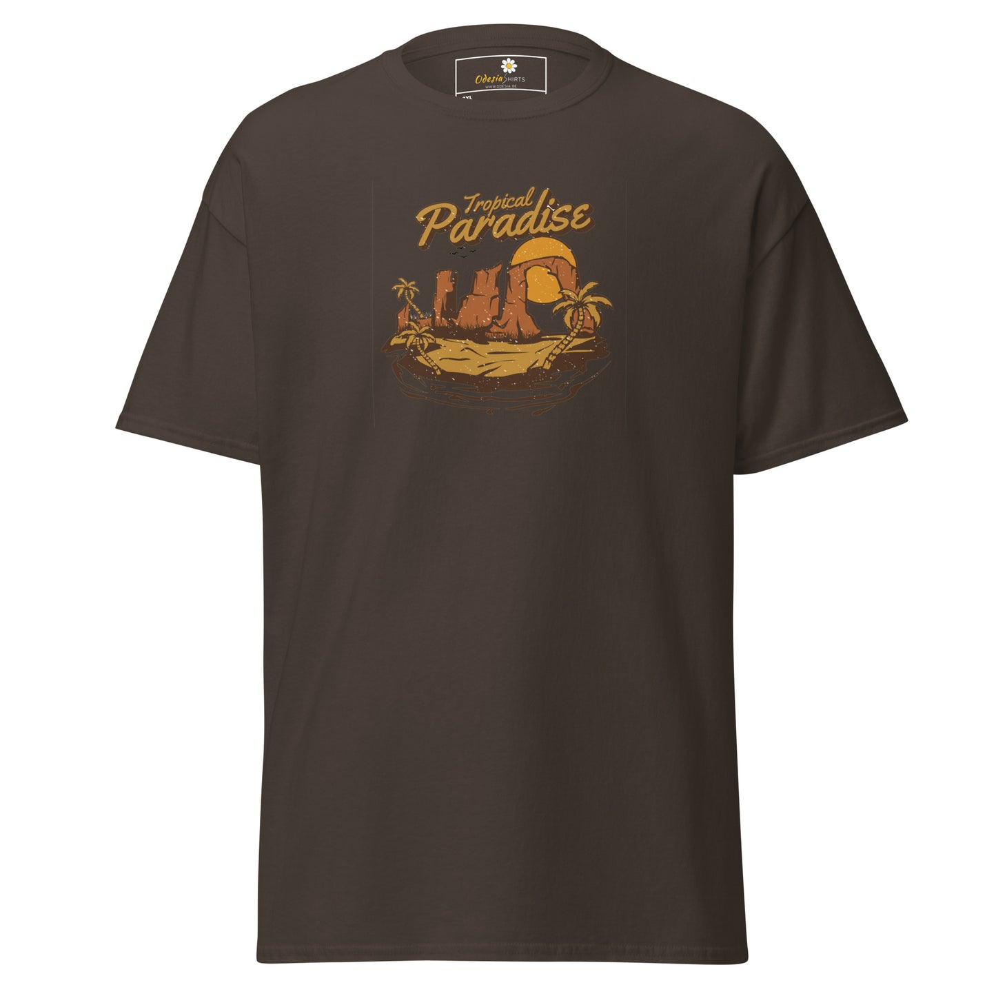 T-shirt classique homme - SUMMER TROPICAL PARADISE - BIG