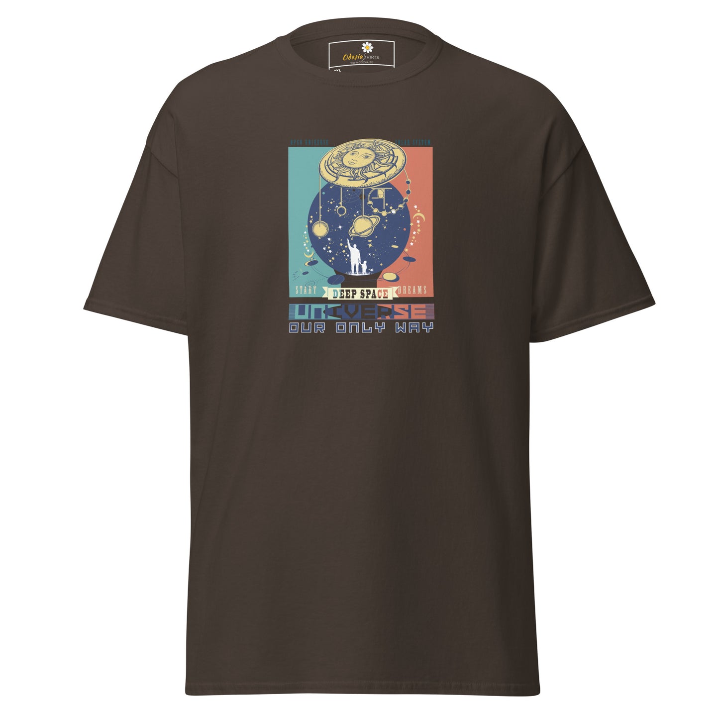 Unisex classic t-shirt - ADVENTURE UNIVERSE OUR ONLY WAY - BIG