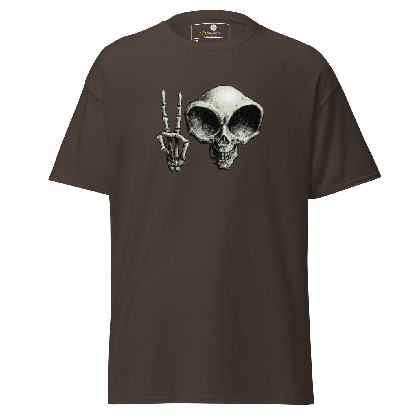 Unisex classic t-shirt - ALIEN PEACE - BIG