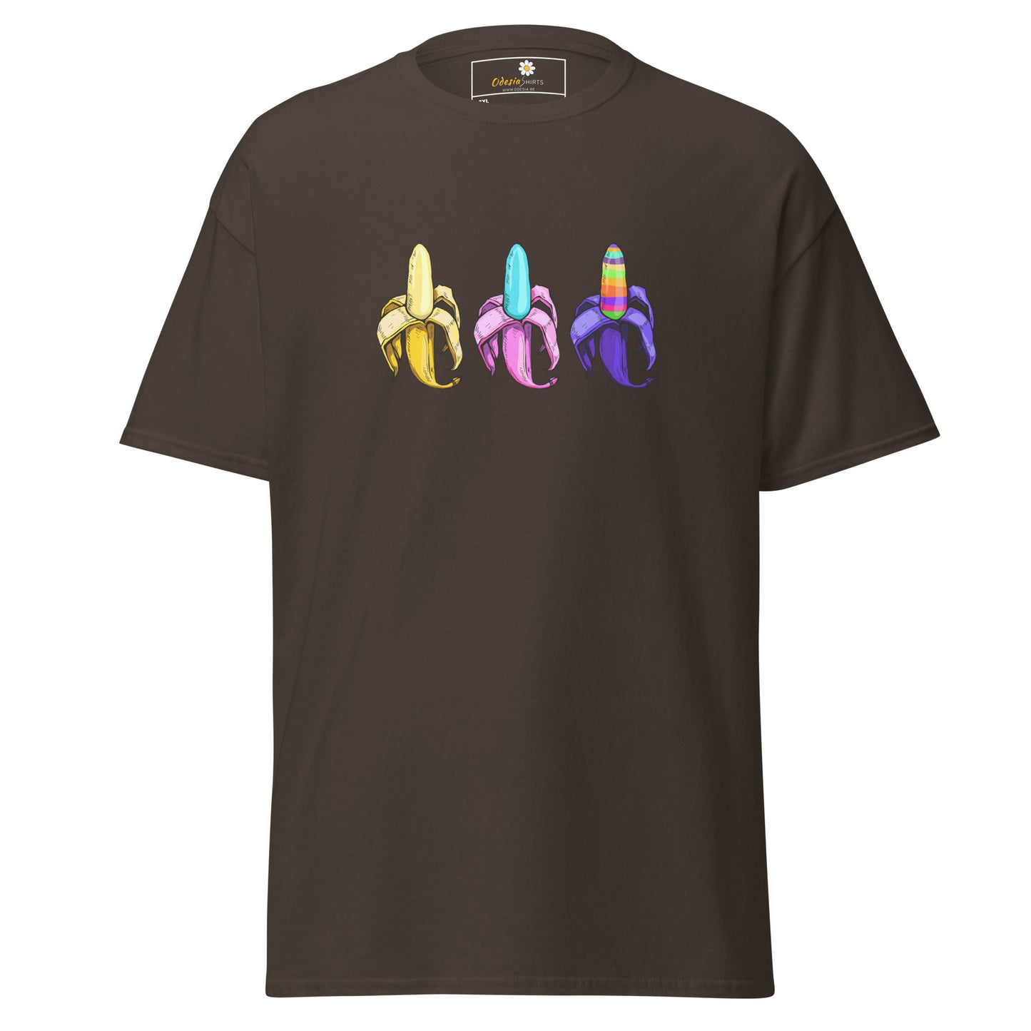 Unisex classic t-shirt - AMAZING THREE BANANAS - BIG