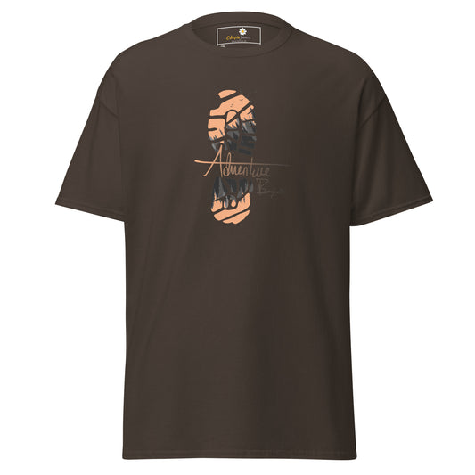 Unisex classic t-shirt - ADVENTURE FOOTPRINT - BIG