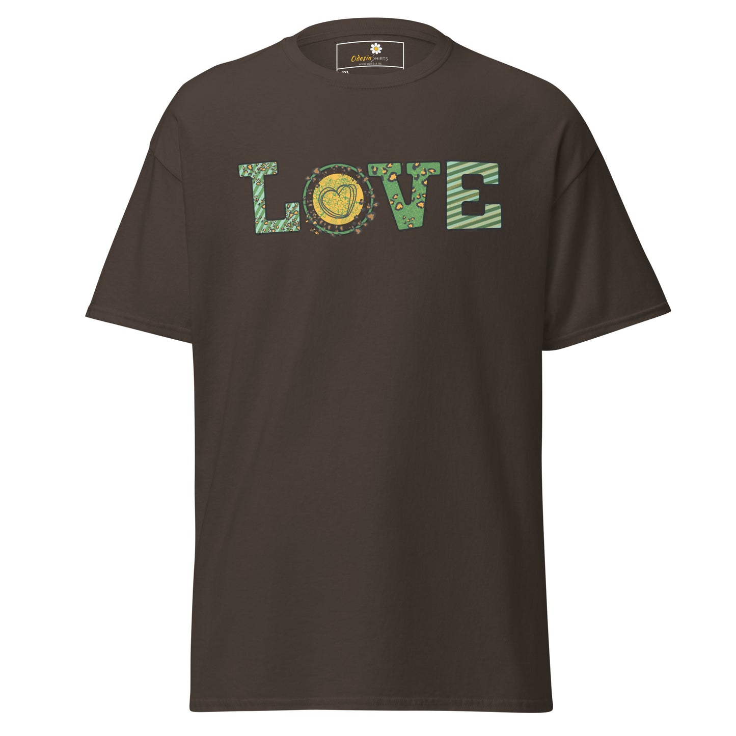Unisex classic t-shirt - TEXT LOVE - BIG