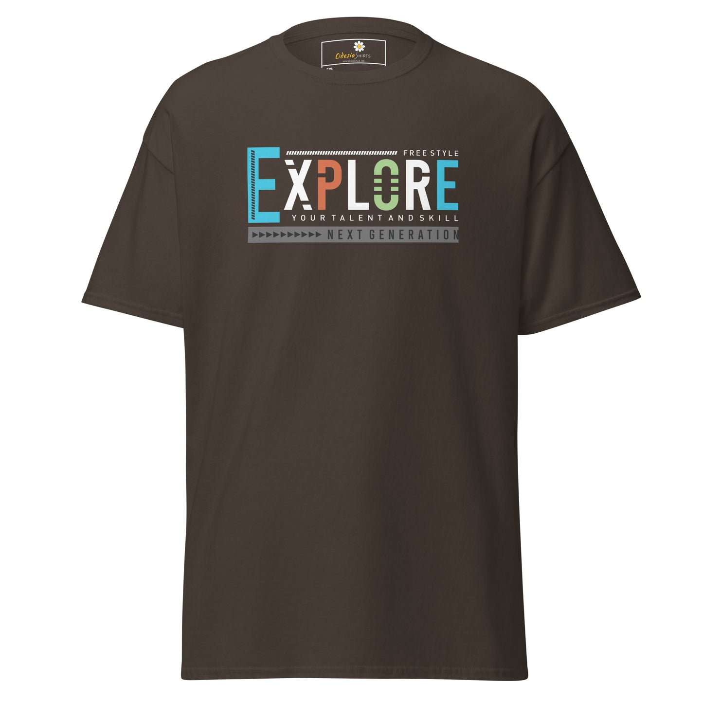 Unisex classic t-shirt - ADVENTURE EXPLORE FREESTYLE - BIG