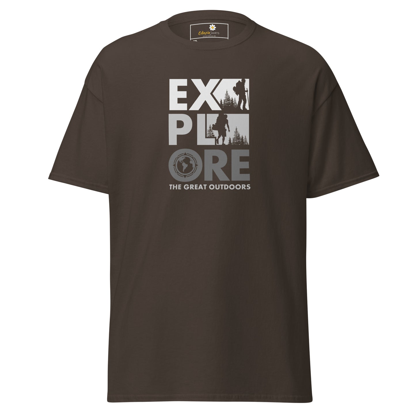 Unisex classic t-shirt - ADVENTURE EXPLORE OUTDOORS - BIG
