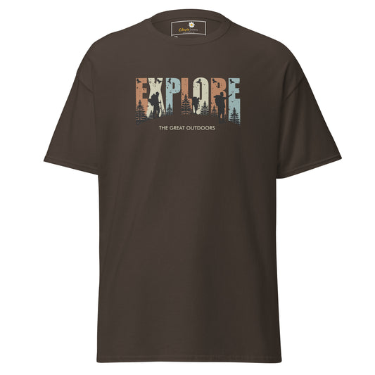 Unisex classic t-shirt - ADVENTURE EXPLORE THE GREAT OUTDOORS - BIG