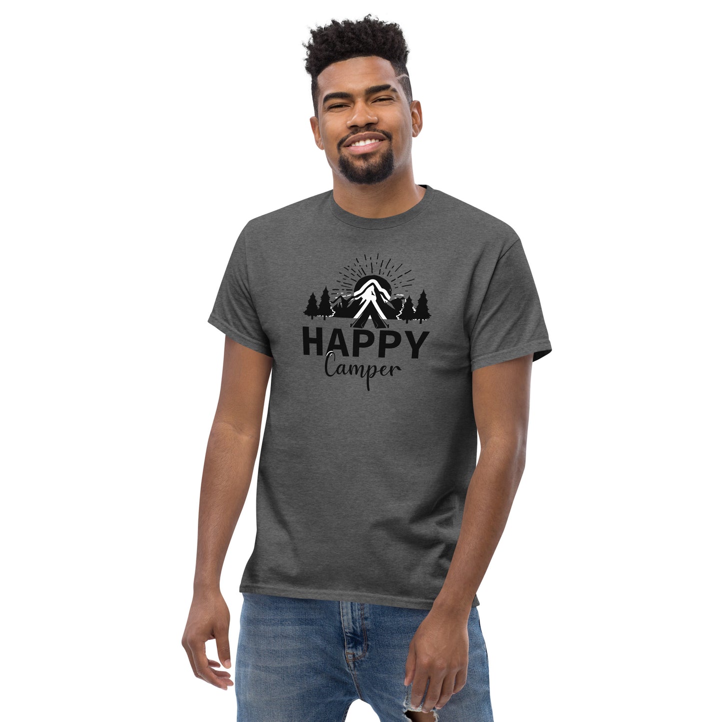 Unisex classic t-shirt - ADVENTURE HAPPY MOUNTAIN - BIG