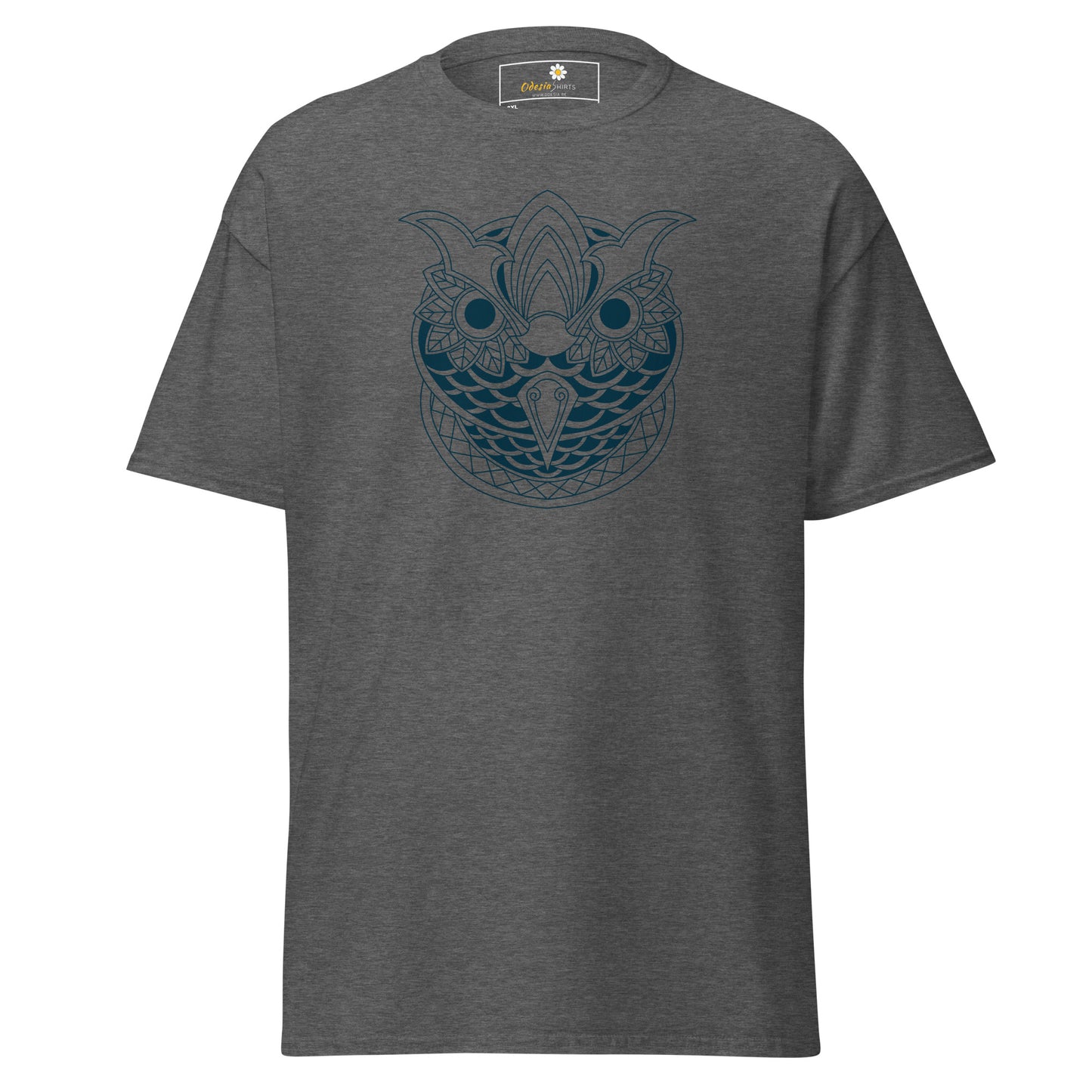 T-shirt classique pour homme - WILDLIFE OWL ABSTRACT - BIG