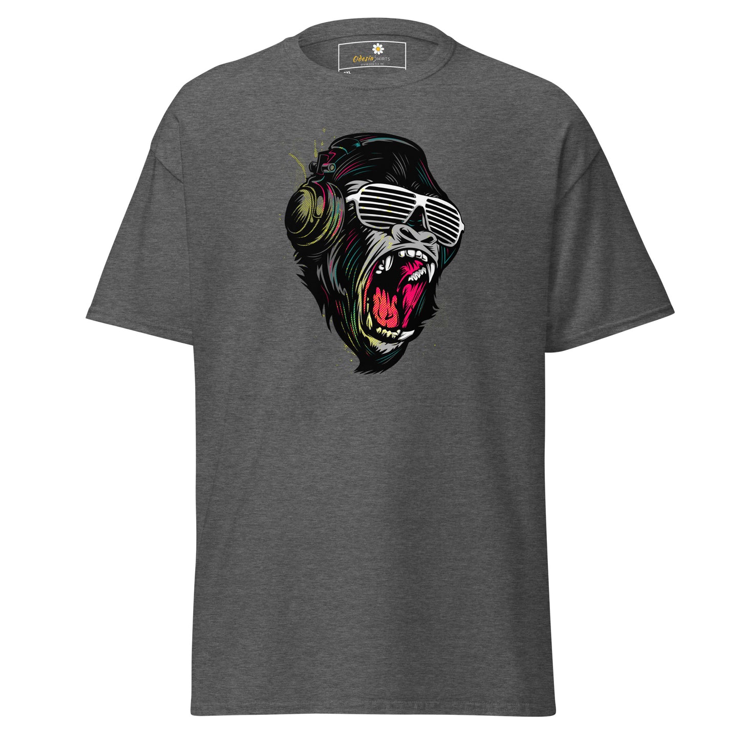 T-shirt classique pour homme - WILDLIFE GORILLA SCREAM - BIG
