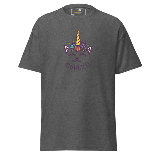 T-shirt classique unisexe - ANIMAUX CHAT MAGIQUE - GRAND