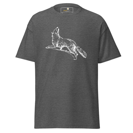 Unisex klassiek t-shirt - DIEREN WOLF - GROOT