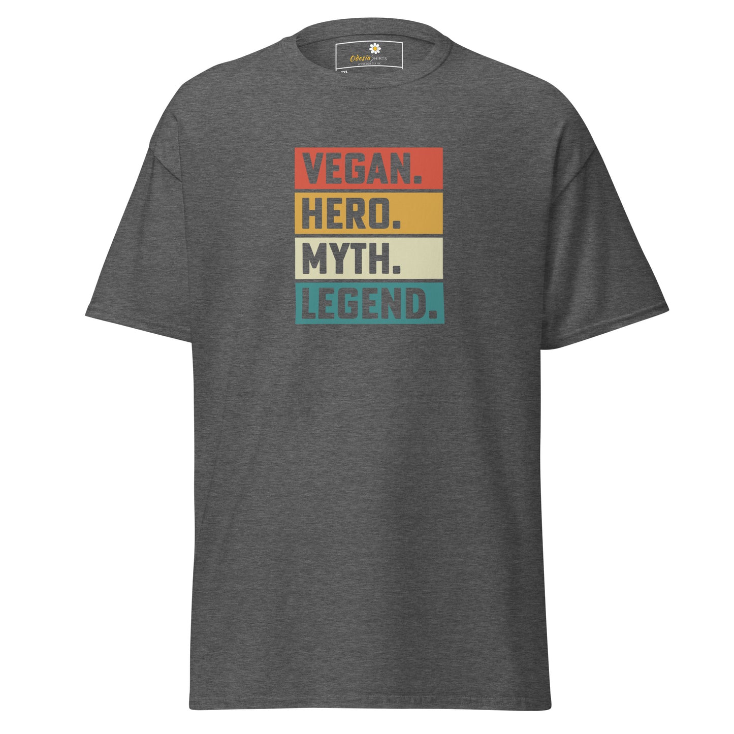 T-shirt classique unisexe - ECOVEG VEGAN HERO LEGEND - GRAND