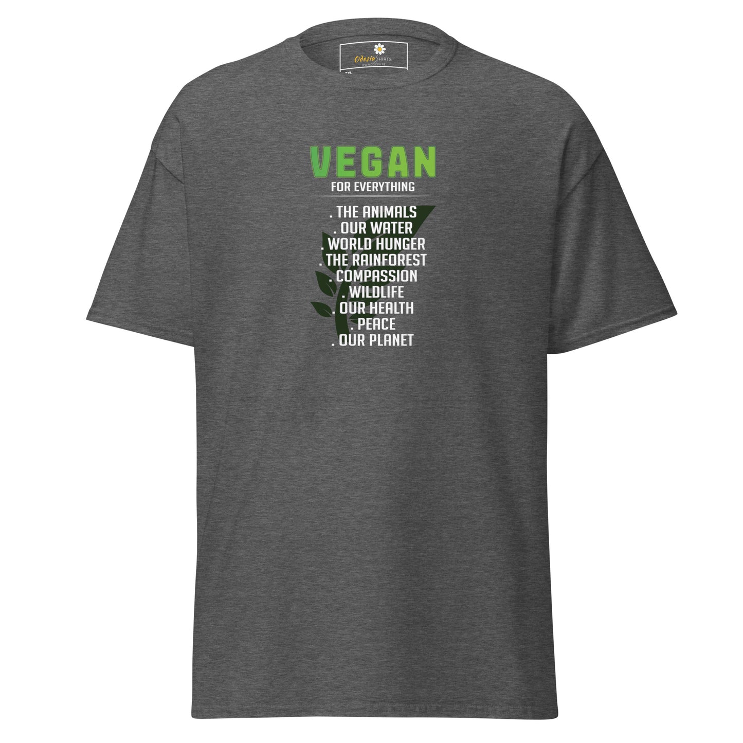 Unisex classic t-shirt - ECOVEGAN REASONS - BIG