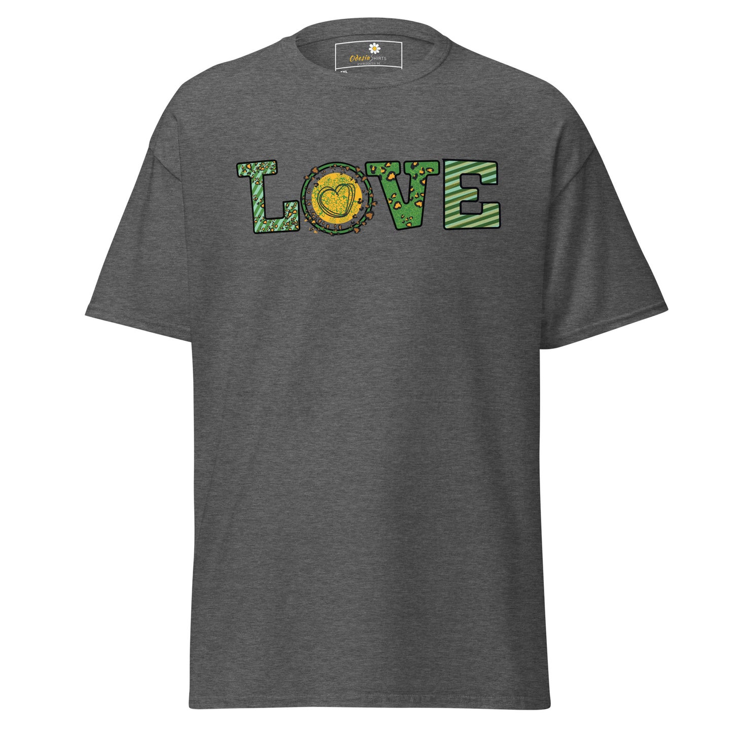 Unisex classic t-shirt - TEXT LOVE - BIG