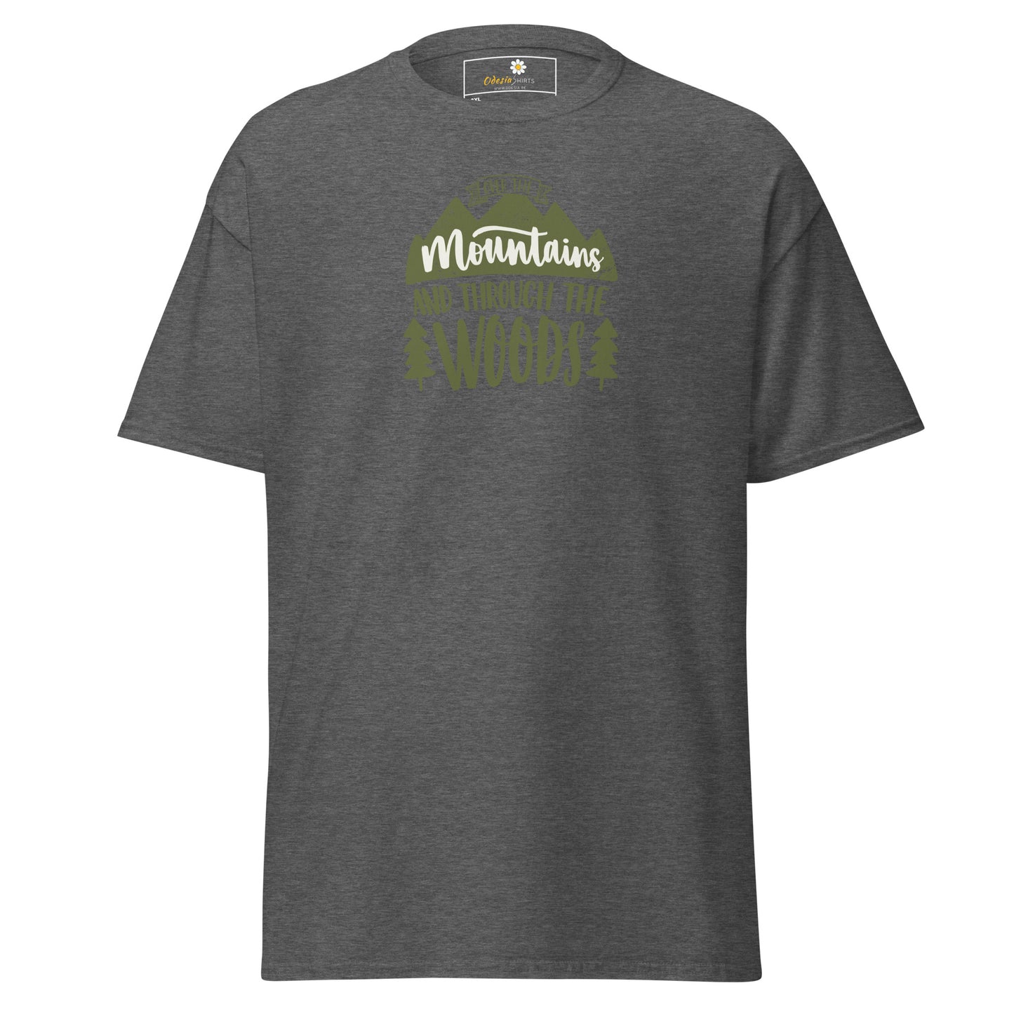 Unisex classic t-shirt - ADVENTURE THROUGH THE WOODS - BIG