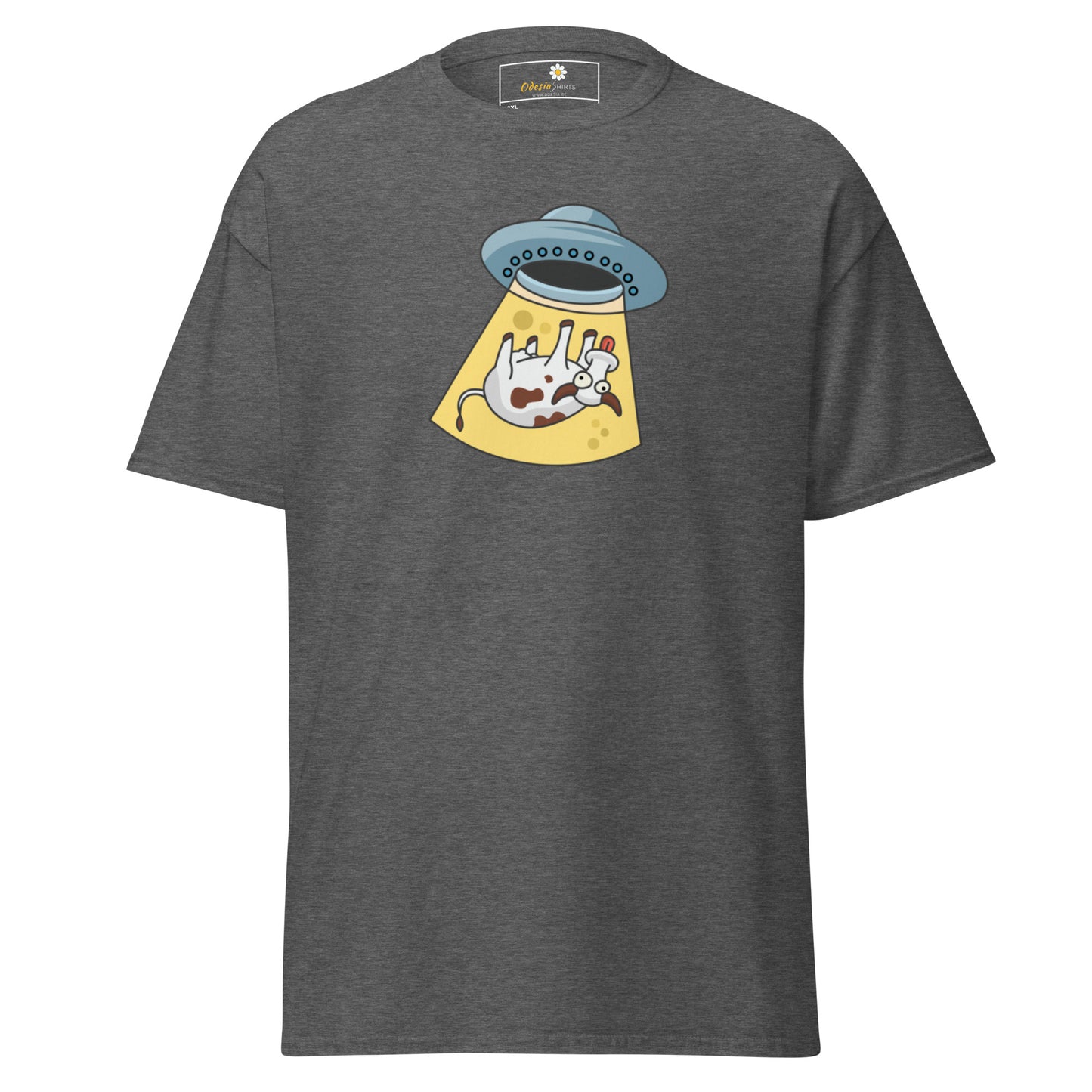 Unisex classic t-shirt - ALIEN SPACE COW - BIG