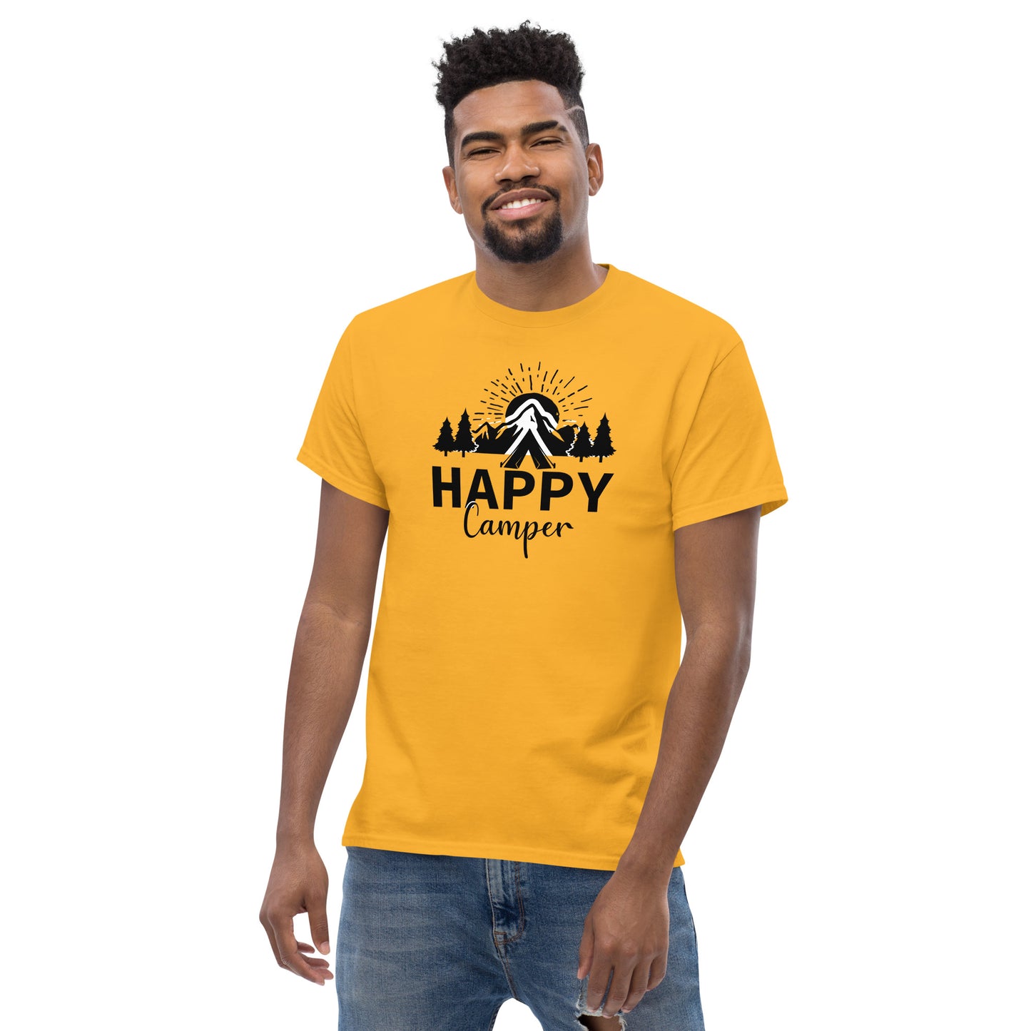 Unisex classic t-shirt - ADVENTURE HAPPY MOUNTAIN - BIG