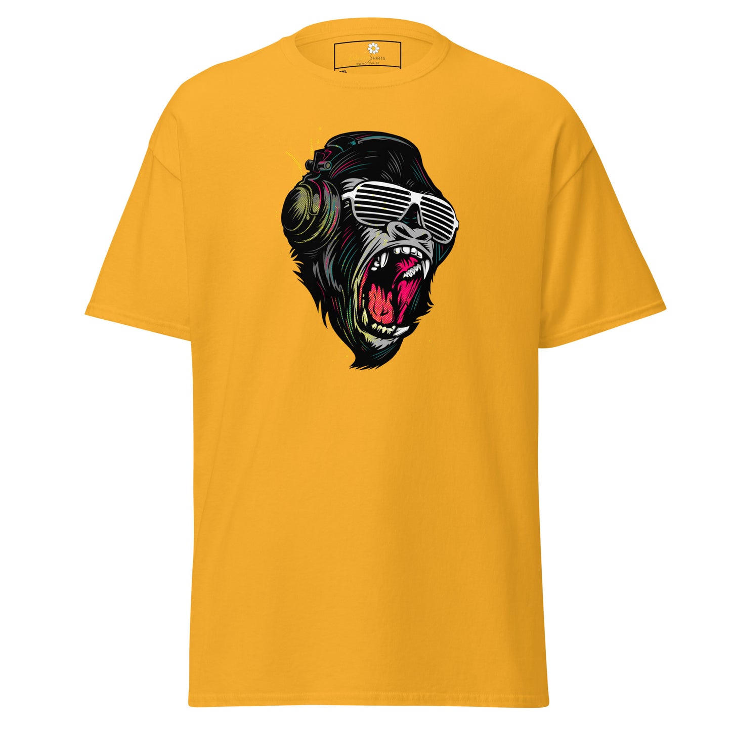 T-shirt classique pour homme - WILDLIFE GORILLA SCREAM - BIG