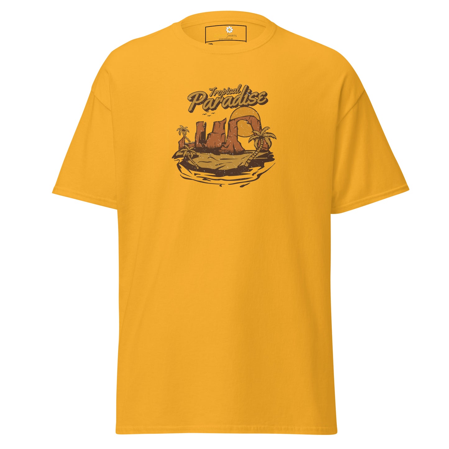 T-shirt classique homme - SUMMER TROPICAL PARADISE - BIG