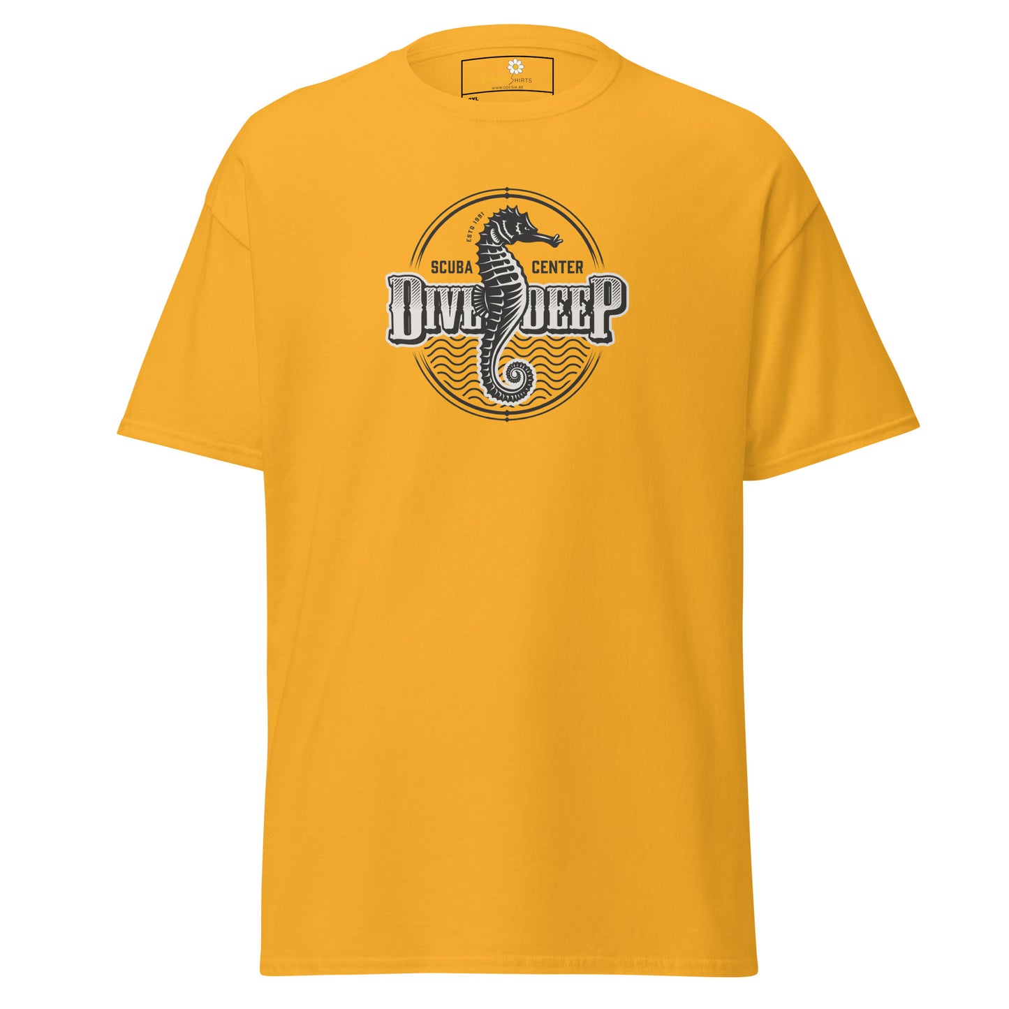 Unisex classic t-shirt - SPORT DIVE DEEP - BIG