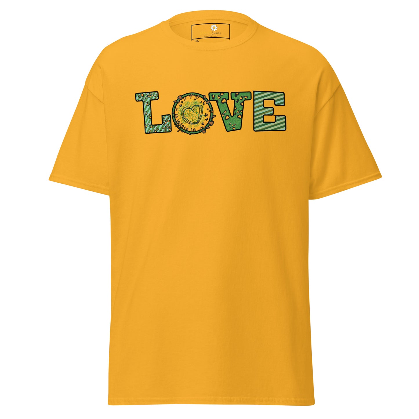 Unisex classic t-shirt - TEXT LOVE - BIG