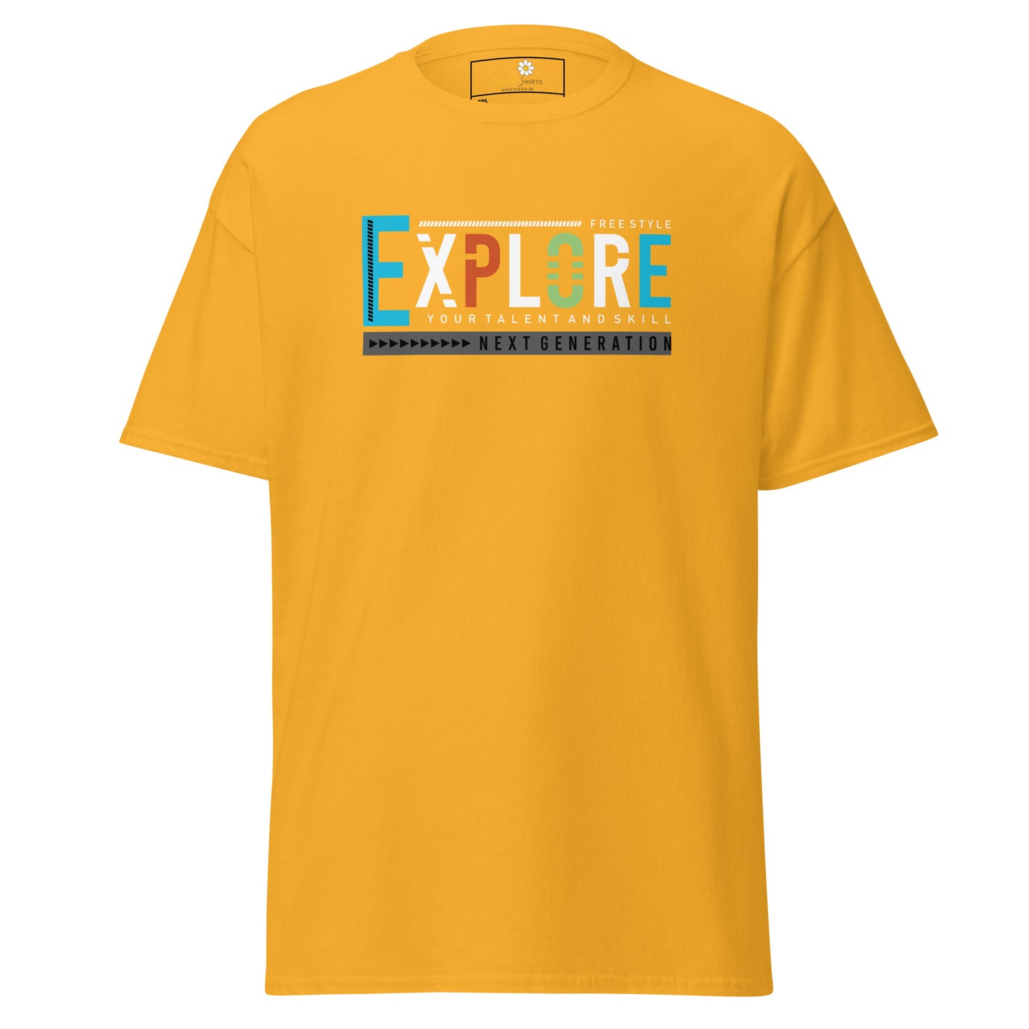 Unisex classic t-shirt - ADVENTURE EXPLORE FREESTYLE - BIG