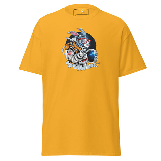 T-shirt classique unisexe - LAPIN ASTRONAUTE - GRAND