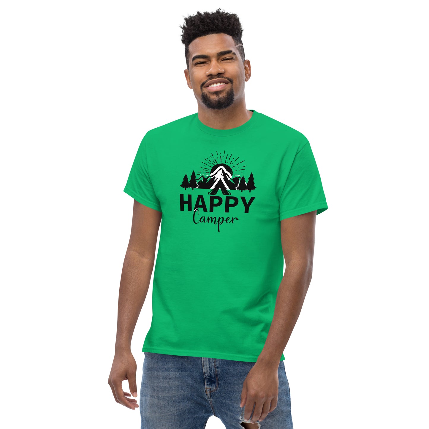 Unisex classic t-shirt - ADVENTURE HAPPY MOUNTAIN - BIG