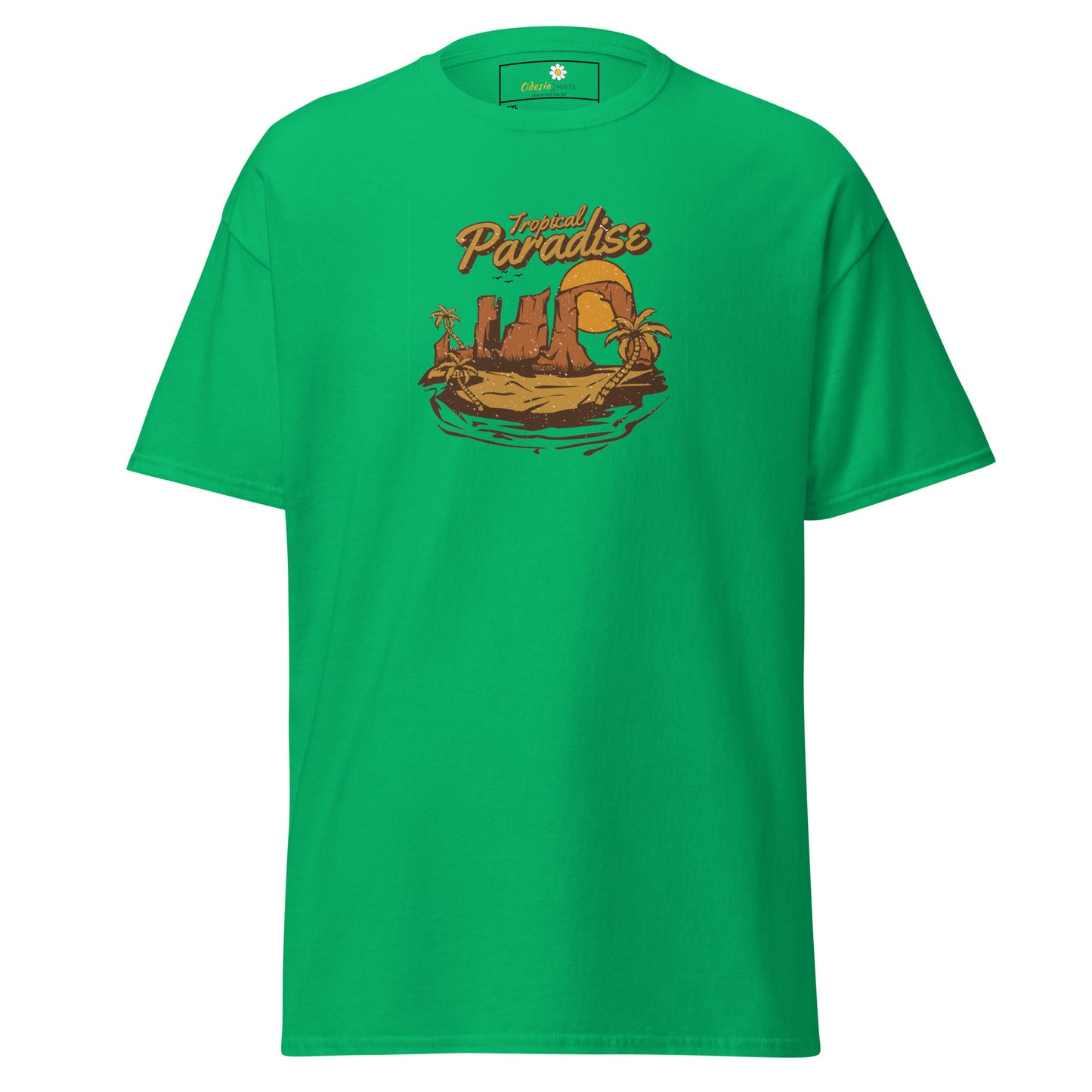 T-shirt classique homme - SUMMER TROPICAL PARADISE - BIG