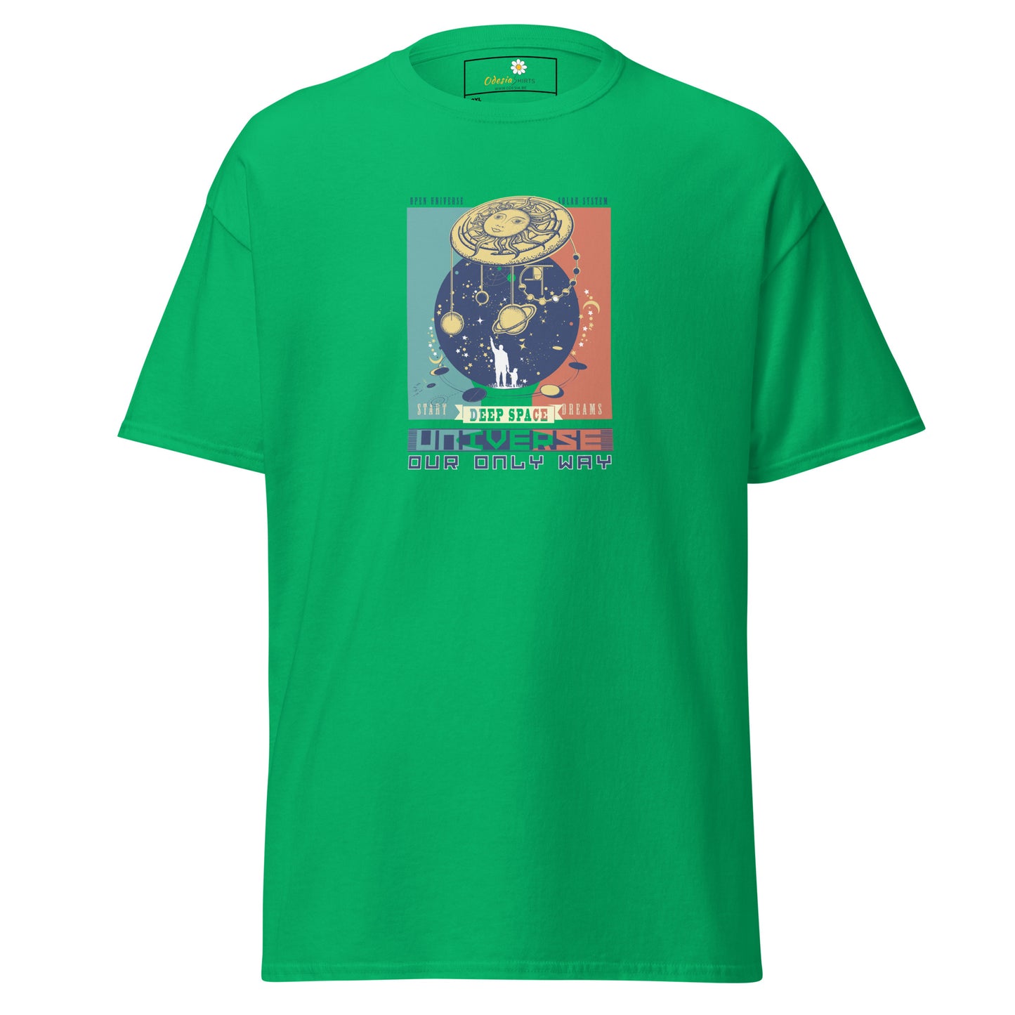 Unisex classic t-shirt - ADVENTURE UNIVERSE OUR ONLY WAY - BIG