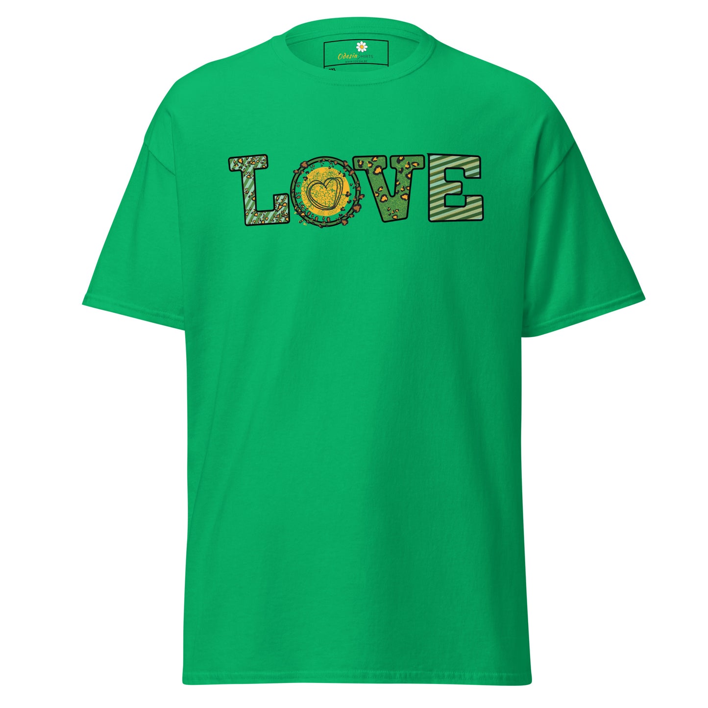Unisex classic t-shirt - TEXT LOVE - BIG