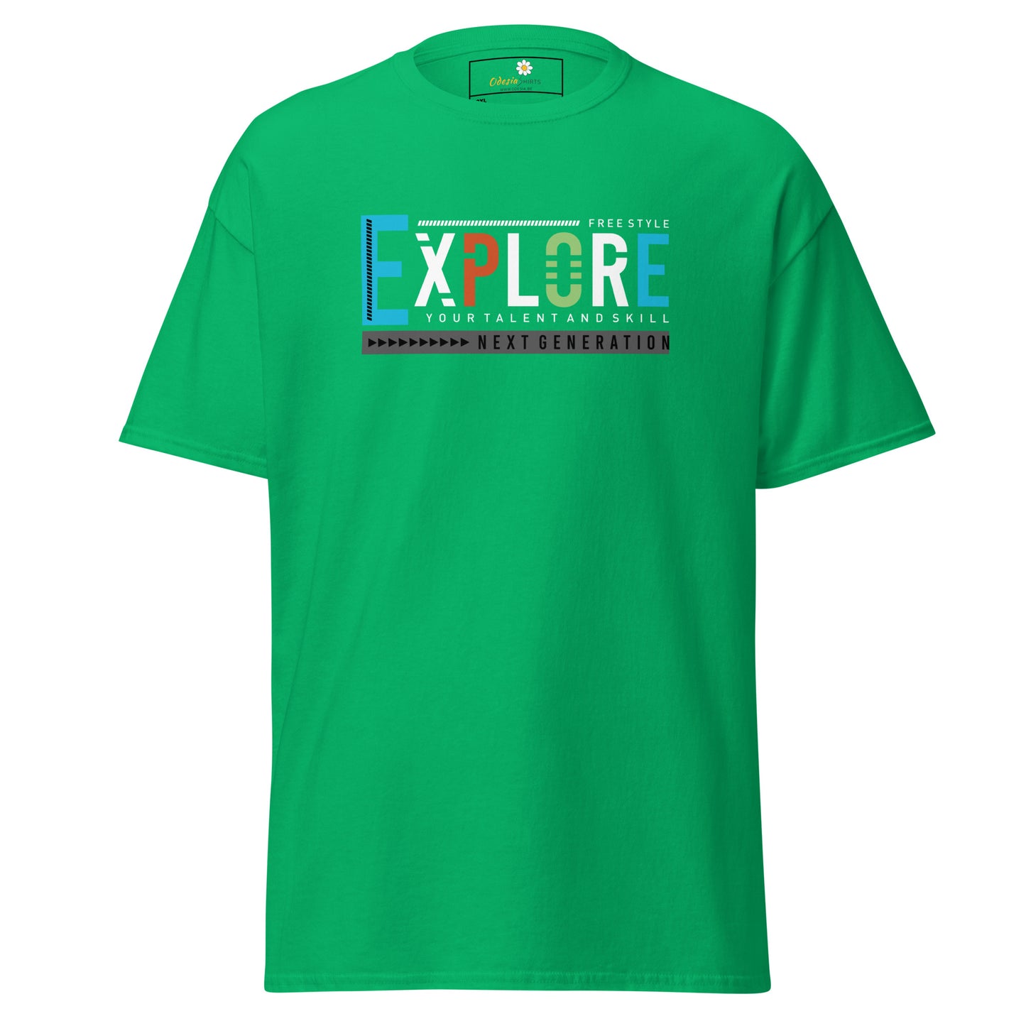 Unisex classic t-shirt - ADVENTURE EXPLORE FREESTYLE - BIG