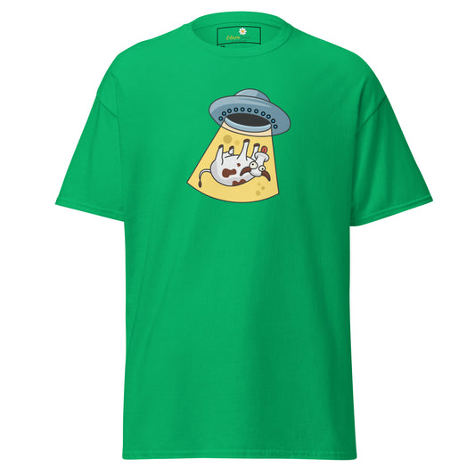 Unisex classic t-shirt - ALIEN SPACE COW - BIG