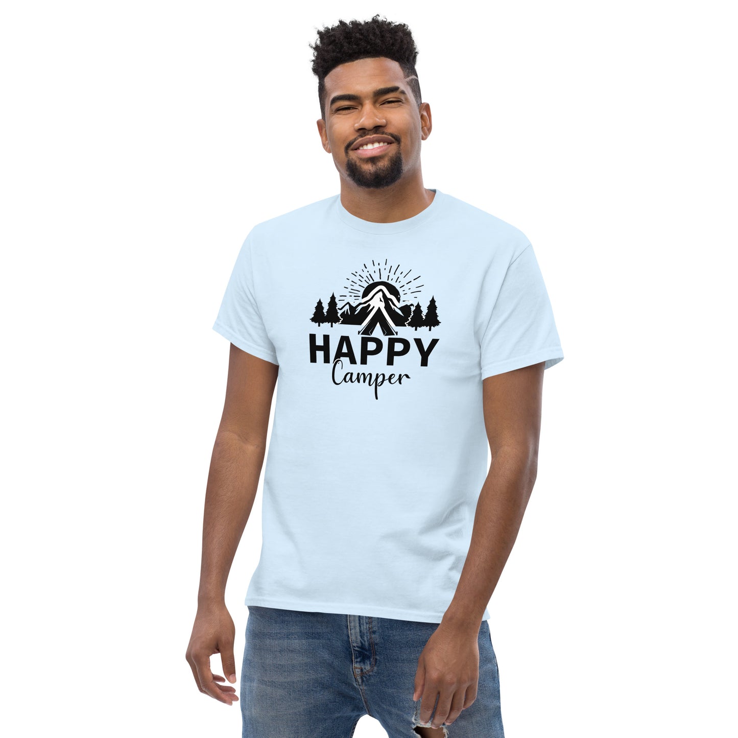 Unisex classic t-shirt - ADVENTURE HAPPY MOUNTAIN - BIG