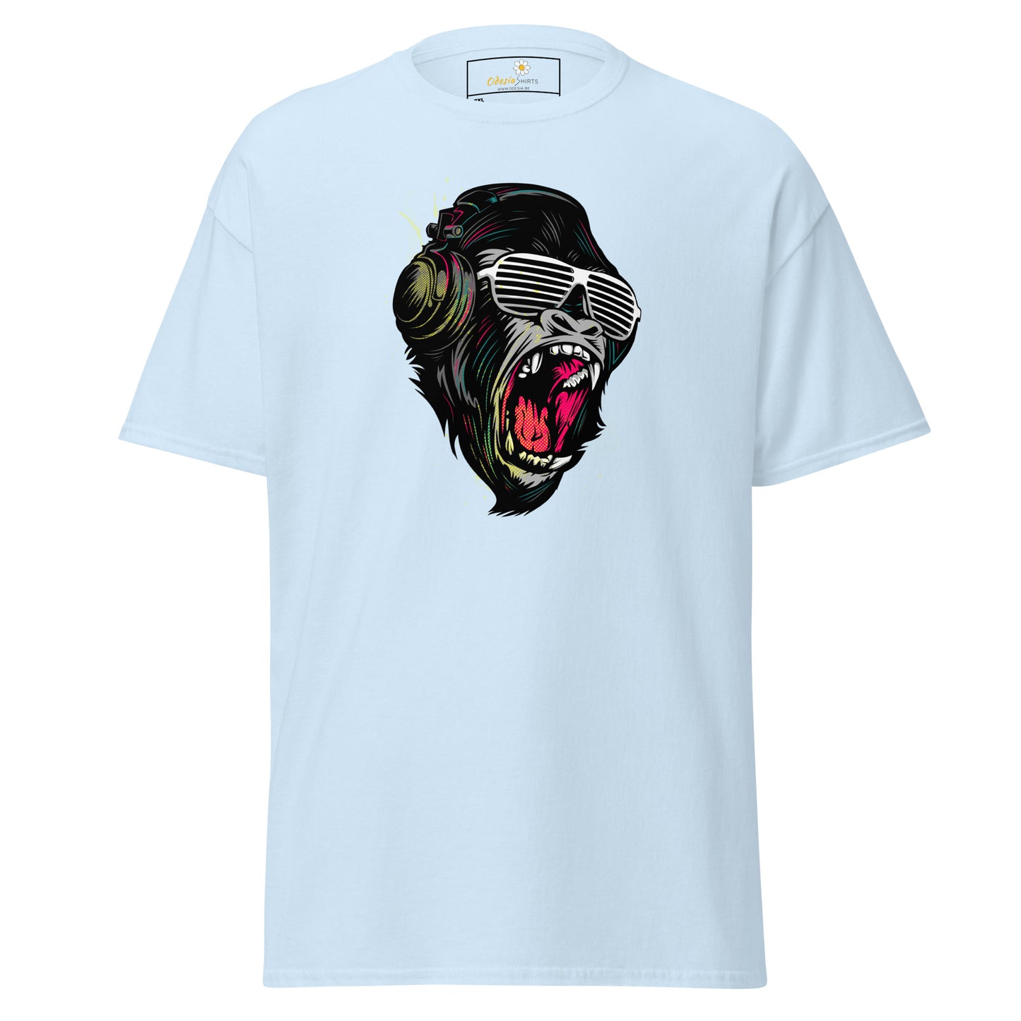 T-shirt classique pour homme - WILDLIFE GORILLA SCREAM - BIG