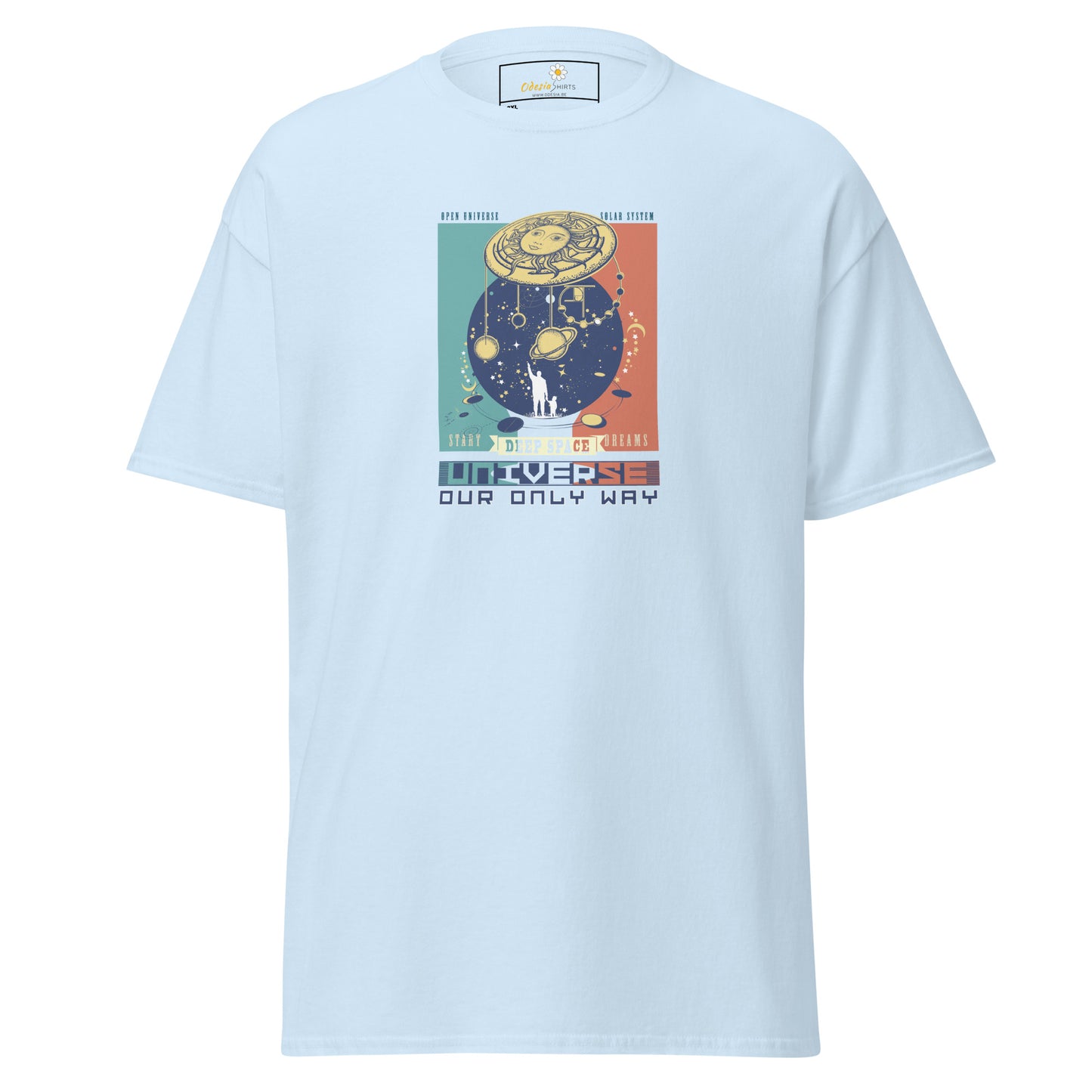 Unisex classic t-shirt - ADVENTURE UNIVERSE OUR ONLY WAY - BIG