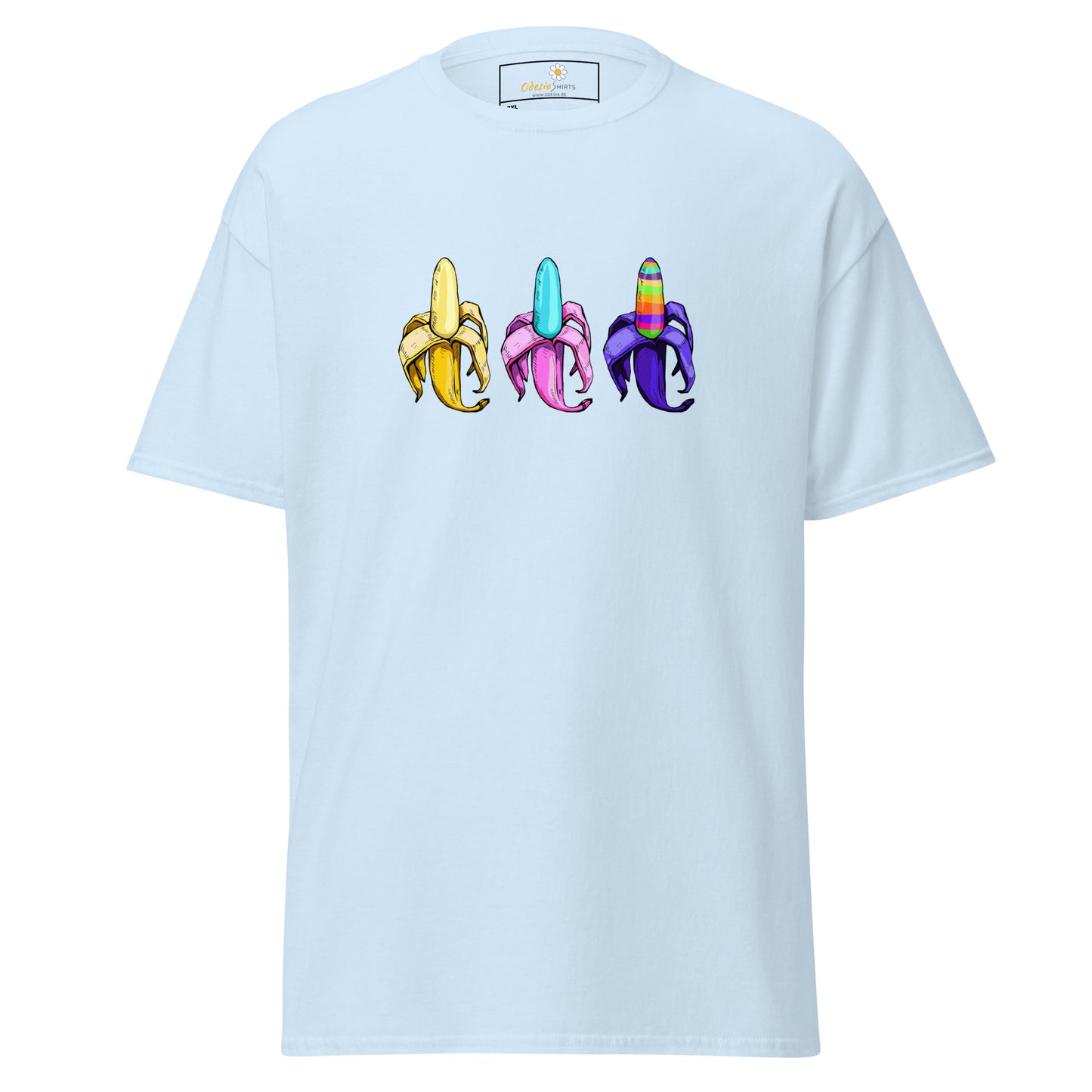 Unisex classic t-shirt - AMAZING THREE BANANAS - BIG