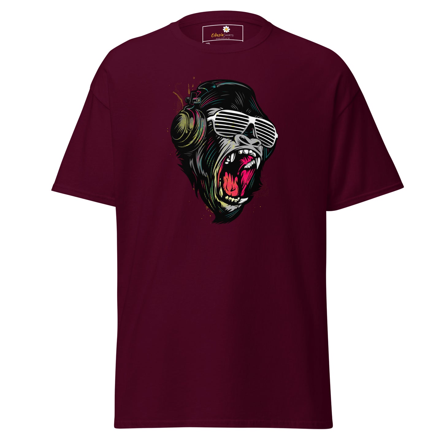 T-shirt classique pour homme - WILDLIFE GORILLA SCREAM - BIG