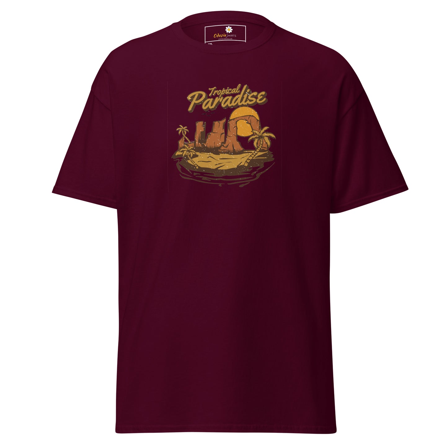 T-shirt classique homme - SUMMER TROPICAL PARADISE - BIG