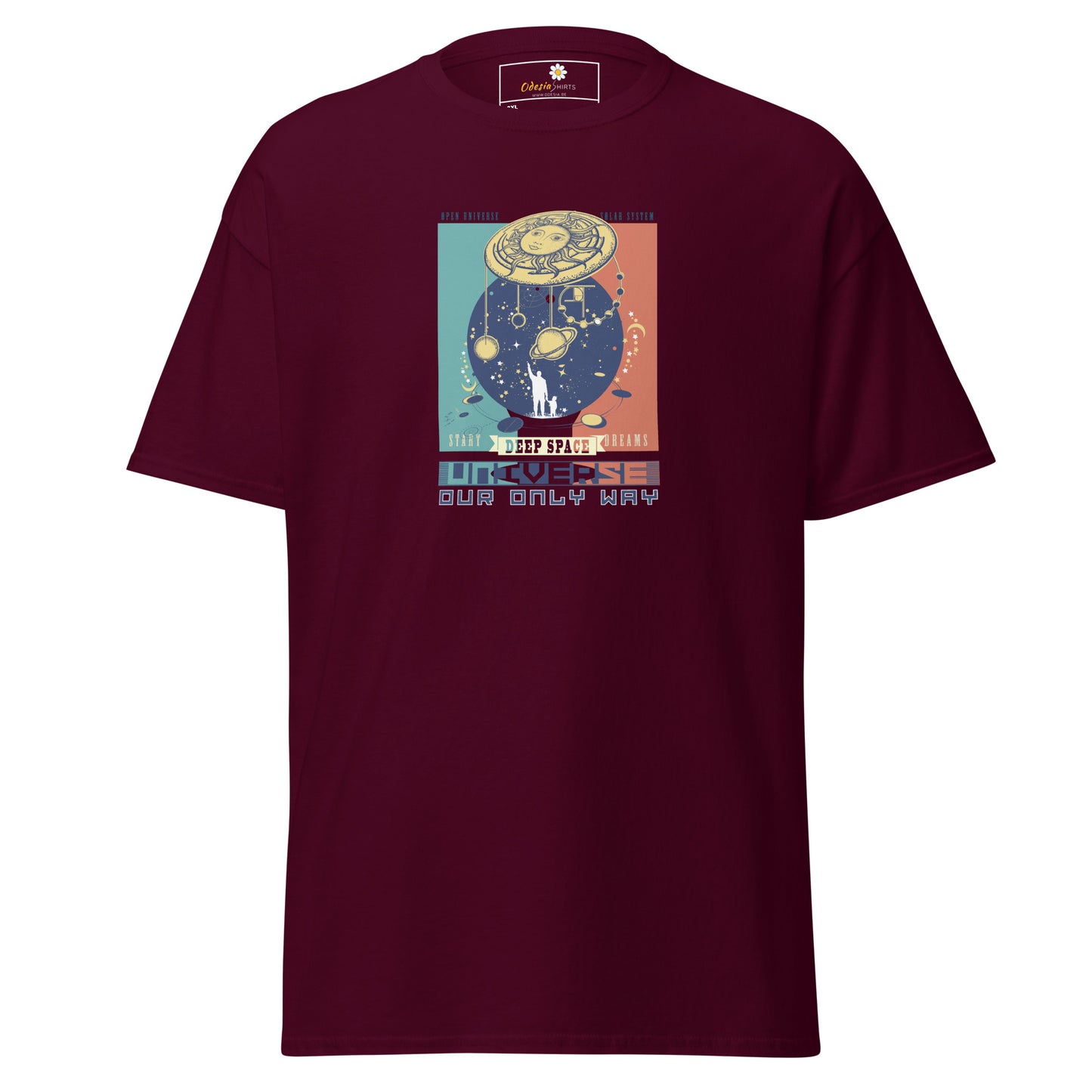 Unisex classic t-shirt - ADVENTURE UNIVERSE OUR ONLY WAY - BIG