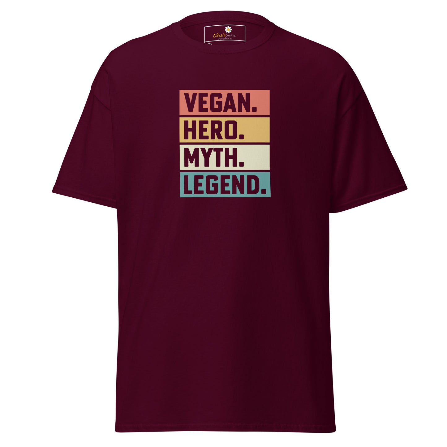 T-shirt classique unisexe - ECOVEG VEGAN HERO LEGEND - GRAND