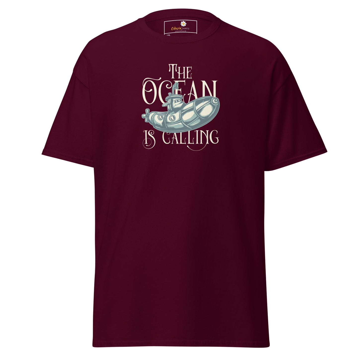 Unisex classic t-shirt - ADVENTURE THE OCEAN IS CALLING - BIG