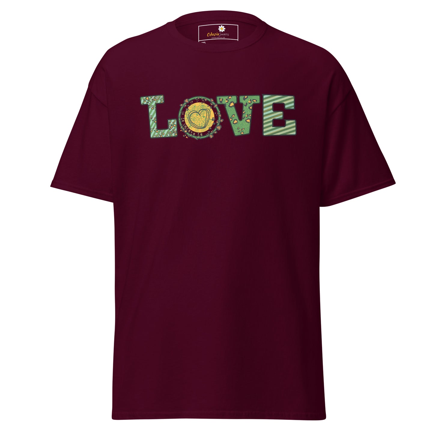 Unisex classic t-shirt - TEXT LOVE - BIG